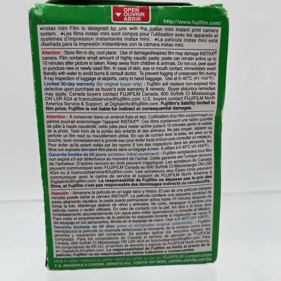 Fujifilm Instax Mini Film 30 Sheets (3 Sealed Packs) EXPIRED 06/2021 - Picture 8 of 9